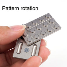 Load image into Gallery viewer, FS01 Stainless Steel Metal Magnetic Push Card Decompression Toy Fingertip Gyro
