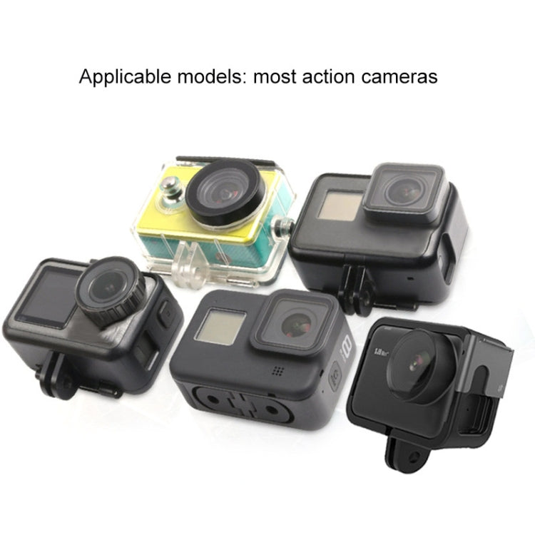 TUYU Motorcycle Helmet Chin Action Camera Mobile Phone Mounting Bracket, Black Bracket, Blue Bracket, Black Bracket+Mobile Phone Clip, Blue Bracket+Mobile Phone Clip