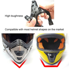 Load image into Gallery viewer, TUYU Motorcycle Helmet Chin Action Camera Mobile Phone Mounting Bracket, Black Bracket, Blue Bracket, Black Bracket+Mobile Phone Clip, Blue Bracket+Mobile Phone Clip