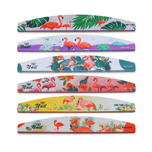 Load image into Gallery viewer, GJ0507 6 In 1 Nail Art Tools Nail Polish Nail Scrub Strips, Flower, Fingertip, Christmas, Flame Bird, Watercolor