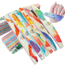 Load image into Gallery viewer, GJ0507 6 In 1 Nail Art Tools Nail Polish Nail Scrub Strips, Flower, Fingertip, Christmas, Flame Bird, Watercolor