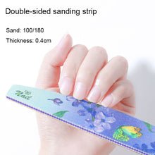 Load image into Gallery viewer, GJ0507 6 In 1 Nail Art Tools Nail Polish Nail Scrub Strips, Flower, Fingertip, Christmas, Flame Bird, Watercolor