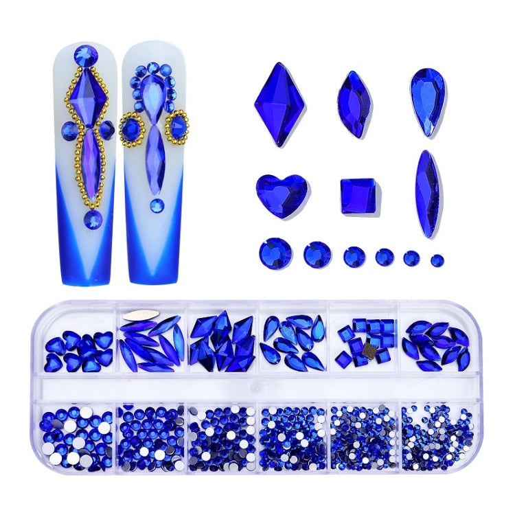 12 Grid Flat Bottom Shaped Nail Rhinestones Nail Decoration, 01, 02, 03, 04, 05, 06, 07, 08, 09, 10, 11, 12, 13, 14, 15, 16, 17, 18, 19, 20, 21, 22, 23, 24, 25, 26, 27, 28