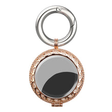Load image into Gallery viewer, Anti-Lost Plating Keychain Locator Tracker Protective Cover For AirTag 2nd Gen / AirTag 1st Gen, Black Gold, White Gold, Rose Gold, Gold