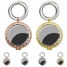 Load image into Gallery viewer, Anti-Lost Plating Keychain Locator Tracker Protective Cover For AirTag 2nd Gen / AirTag 1st Gen, Black Gold, White Gold, Rose Gold, Gold