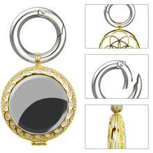 Load image into Gallery viewer, Anti-Lost Plating Keychain Locator Tracker Protective Cover For AirTag 2nd Gen / AirTag 1st Gen, Black Gold, White Gold, Rose Gold, Gold
