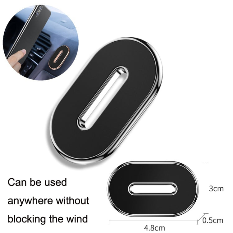 Q10 Car Dashboard Magnetic Suction Mini Mobile Phone Holder, Black, Silver, Gold