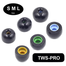 Load image into Gallery viewer, 6 PCS Memory Foam Earplugs For TWS Jabra Elite 65T Sony WF-1000XM3 Real Wireless Headset, Large, Medium, Small