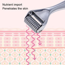 Load image into Gallery viewer, Face Slimming Instrument Roller Metal Barbed Facial Massager, Metal Roller