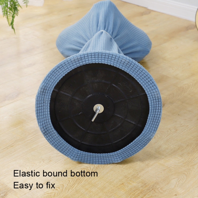 Round Elasticity Fan Dust Cover Household Use Fabric Fan Protective Cover, 110x45cm Pink, 110x45cm Green, 110x45cm Blue, 110x45cm Gray