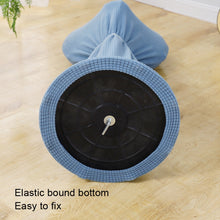Load image into Gallery viewer, Round Elasticity Fan Dust Cover Household Use Fabric Fan Protective Cover, 110x45cm Pink, 110x45cm Green, 110x45cm Blue, 110x45cm Gray