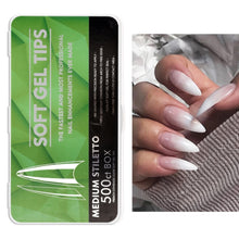 Load image into Gallery viewer, Scratch-free Ultra-thin Seamless Manicure Nail Plate, Shape:, 01 Frosted T Type, 02 Half Sand Water Droplets, 03 Half Sand Short Ballet, 04 Half Sand Short Water Drop, 05 Denim, 06 Long Denim, 07 Long Ballet, 08 Long Arc, 09 Long Water Pipe            ...