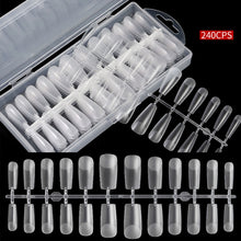 Load image into Gallery viewer, 240 PCS Extended Manicure No-Engraving Frosted Thin Nail Piece, WH-106, WH-107, WH-107 Single Number 5-9, WH-108, WH-108 Single Number 5-9, Wh-109, WH-109 Single Number 5-9, WH-110, WH-1110 Single Number 5-9, WH-0162, WH-0163, WH-0166, WH-0167, WH-0169...