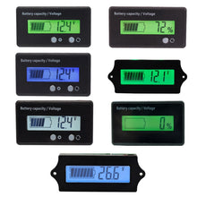 Load image into Gallery viewer, L6133 LCD Electric Motorcycle Power Display, Style:, Button Front White Backlight, Button Rear Green Backlight, Internal Blue Backlight, Button Front Green Backlight, Button Front Blue Backlight, Internal Green Backlight, Single Button Green Backlight