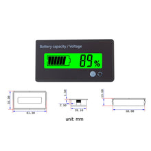Load image into Gallery viewer, L6133 LCD Electric Motorcycle Power Display, Style:, Button Front White Backlight, Button Rear Green Backlight, Internal Blue Backlight, Button Front Green Backlight, Button Front Blue Backlight, Internal Green Backlight, Single Button Green Backlight