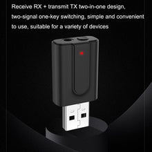 Load image into Gallery viewer, BT10 2 In 1 USB Bluetooth 5.0 Transmitter Receiver Speaker Computer Wireless Headphone Adapter