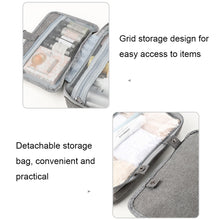 Load image into Gallery viewer, 13552A Travel Waterproof Foldable Toiletry Bag Cosmetic Bag with Hook, Black, Grey, Pink, Navy Blue