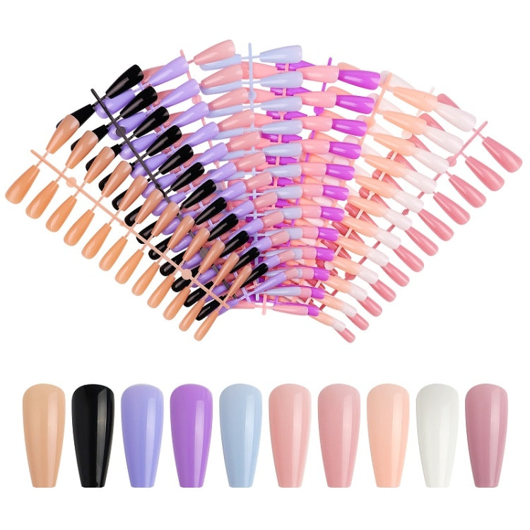 Color Jelly Nail Patch Finished Nail Art, 240 PCS