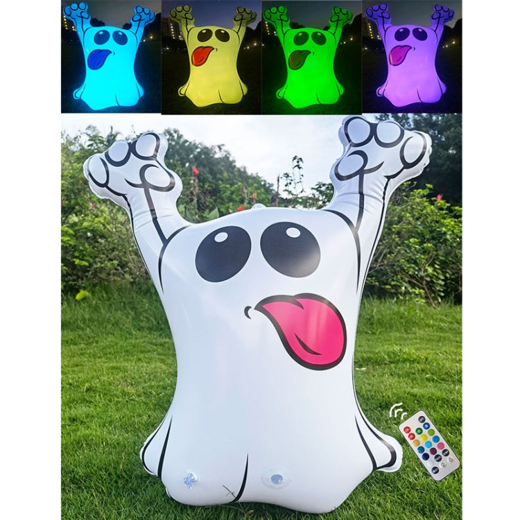 Halloween Bar Haunted House Shopping Mall Inflatable Decoration, 16 Inch Not Glowing Eyeball, 16 Inch Glowing Pumpkin, 16 Inch Glowing Eyeball, 55cm Glowing Skull, 72CM glowing Ghost