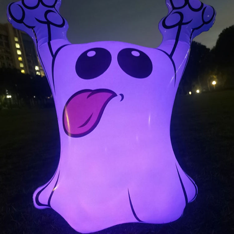 Halloween Bar Haunted House Shopping Mall Inflatable Decoration, 16 Inch Not Glowing Eyeball, 16 Inch Glowing Pumpkin, 16 Inch Glowing Eyeball, 55cm Glowing Skull, 72CM glowing Ghost