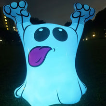 Load image into Gallery viewer, Halloween Bar Haunted House Shopping Mall Inflatable Decoration, 16 Inch Not Glowing Eyeball, 16 Inch Glowing Pumpkin, 16 Inch Glowing Eyeball, 55cm Glowing Skull, 72CM glowing Ghost