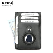 Load image into Gallery viewer, TQ-319 Anti-Theft Anti-Lost Tracker Leather Card Holder For AirTag 2nd Gen / AirTag 1st Gen, Carbon Fiber (Black), Carbon Fiber (Brown), Flat Pattern (Black), Flat Pattern (Brown)