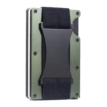 Load image into Gallery viewer, ZDL-05 Tracker Protection Organizer Metal Card Holder For AirTag 2nd Gen / AirTag 1st Gen, Army Green, Black, Grey, Light Blue