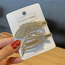Load image into Gallery viewer, Alloy Colorful Hairpin Headgear Pearl Rhinestone Clip Set, 8PCS/Set Heavy Work, 8PCS/Set Cherry, 8PCS/Set Pink Cherry, 8PCS/Set Starfish, 7PCS/Set Mermaid, 4PCS/Set Light Blue, 6PCS/Set Purple, 7PCS/Set Diamond Hand, 7PCS/Set Gradient Green            ...