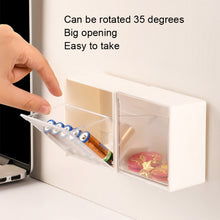 Load image into Gallery viewer, Wall-Mounted Flip Storage Box Paste Small Object Storage Box, White