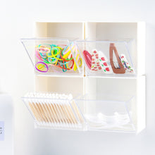 Load image into Gallery viewer, Wall-Mounted Flip Storage Box Paste Small Object Storage Box, White