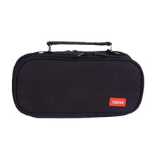 Load image into Gallery viewer, Large Capacity Multi-layer Portable Stationery Bag Canvas Pen Bag, Black, Green, Grey, Pink, Navy Blue, Blue
