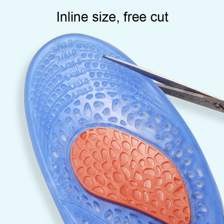TPE GEL Sports Insole Shock-absorbing Sweat-absorbing Running Insole