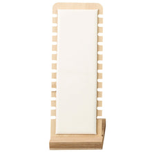 Load image into Gallery viewer, Simple Solid Wood Necklace Display Stand Jewelry Props Necklace Hanger, Black Skin, White Skin, Beige Velvet, Ink Green