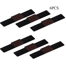 6 PCS U-shaped Iron Tube Dining Table Foot Cover Office Computer Chair Leg Protector, U-shaped Table Foot Cover