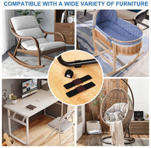 Load image into Gallery viewer, 6 PCS U-shaped Iron Tube Dining Table Foot Cover Office Computer Chair Leg Protector, U-shaped Table Foot Cover