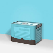 Load image into Gallery viewer, Foldable Book Box Plastic Storage Box, S Mint Blue, S Banana Yellow, S Sunset Orange, M Mint Blue, M Banana Yellow, M Sunset Orange, L Mint Blue, L Banana Yellow, L Sunset Orange