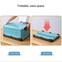 Load image into Gallery viewer, Foldable Book Box Plastic Storage Box, S Mint Blue, S Banana Yellow, S Sunset Orange, M Mint Blue, M Banana Yellow, M Sunset Orange, L Mint Blue, L Banana Yellow, L Sunset Orange