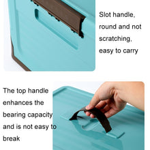 Load image into Gallery viewer, Foldable Book Box Plastic Storage Box, S Mint Blue, S Banana Yellow, S Sunset Orange, M Mint Blue, M Banana Yellow, M Sunset Orange, L Mint Blue, L Banana Yellow, L Sunset Orange