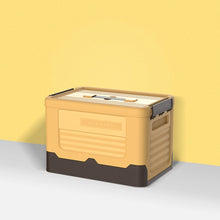 Load image into Gallery viewer, Foldable Book Box Plastic Storage Box, S Mint Blue, S Banana Yellow, S Sunset Orange, M Mint Blue, M Banana Yellow, M Sunset Orange, L Mint Blue, L Banana Yellow, L Sunset Orange