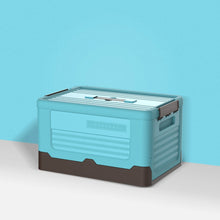 Load image into Gallery viewer, Foldable Book Box Plastic Storage Box, S Mint Blue, S Banana Yellow, S Sunset Orange, M Mint Blue, M Banana Yellow, M Sunset Orange, L Mint Blue, L Banana Yellow, L Sunset Orange
