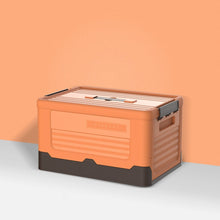 Load image into Gallery viewer, Foldable Book Box Plastic Storage Box, S Mint Blue, S Banana Yellow, S Sunset Orange, M Mint Blue, M Banana Yellow, M Sunset Orange, L Mint Blue, L Banana Yellow, L Sunset Orange