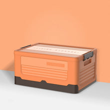 Load image into Gallery viewer, Foldable Book Box Plastic Storage Box, S Mint Blue, S Banana Yellow, S Sunset Orange, M Mint Blue, M Banana Yellow, M Sunset Orange, L Mint Blue, L Banana Yellow, L Sunset Orange