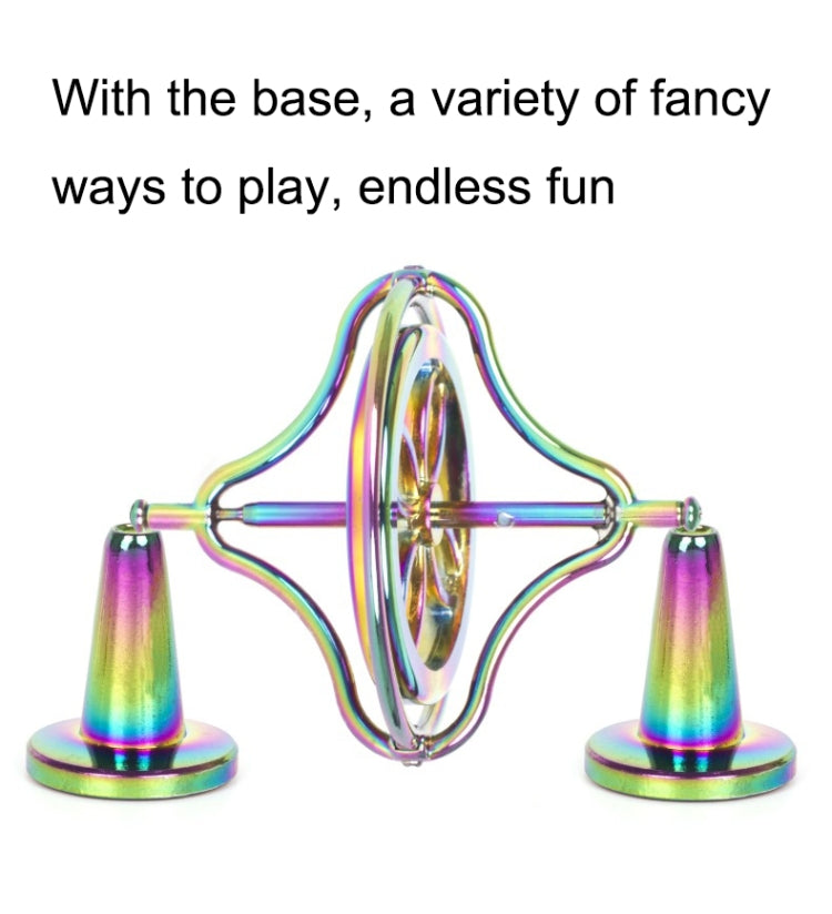 Fingertips Zinc Alloy Decompression Toy Metal Gyroscope