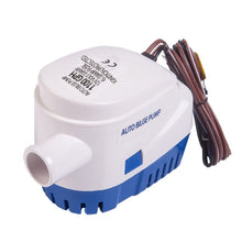 Load image into Gallery viewer, Automatic Bilge Pump Submersible Water Electric Pump For Yacht Marine Boat, 1100GPH-12V Blue, 1100GPH-24V Blue, 750GPH-12V Blue, 750GPH-24V Blue, 600GPH-12V Blue, 600GPH-24V Blue