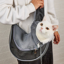 Load image into Gallery viewer, Pet Bag Widened Shoulder Strap Breathable Messenger Cat Bag,Size:, Small, Large