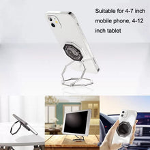 Load image into Gallery viewer, Metal Ring Buckle Live Rotating Magnetic Suction Car Desktop Tablet Folding Phone Bracket, Black, Silver, Rose Red, Bagua Map