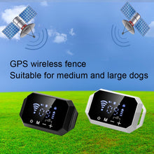 Load image into Gallery viewer, Dog Trainer Electronic Fence Smart GPS Wireless Bark Stop, White, Black