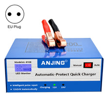 Load image into Gallery viewer, ANJING AJ-618E Battery Charger Car Battery Repairer, EU Plug, US Plug, UK Plug, AU Plug