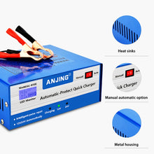 Load image into Gallery viewer, ANJING AJ-618E Battery Charger Car Battery Repairer, EU Plug, US Plug, UK Plug, AU Plug