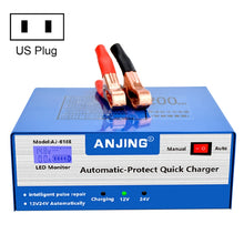 Load image into Gallery viewer, ANJING AJ-618E Battery Charger Car Battery Repairer, EU Plug, US Plug, UK Plug, AU Plug